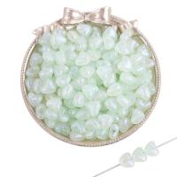 Perles acryliques lustres, Acrylique, coeur, DIY & styles différents pour le choix, plus de couleurs à choisir, Vendu par sac