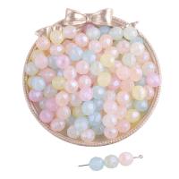 Perles acryliques lustres, Acrylique, Rond, DIY, plus de couleurs à choisir, 10mm, Environ Vendu par sac