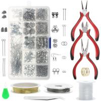 Iron Jewelry Finding Set, with Plastic & Zinc Alloy, DIY 