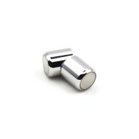 Round Stainless Steel Magnetic Clasp, 304 Stainless Steel, Vacuum Ion Plating original color 