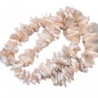 Keshi Cultured Freshwater Pearl Beads, DIY, white, 6-15mm Approx 38-40 cm 