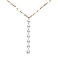 Plastic Pearl Necklace, 304 Stainless Steel, with Plastic Pearl, fashion jewelry & for woman Approx 13.78 Inch 