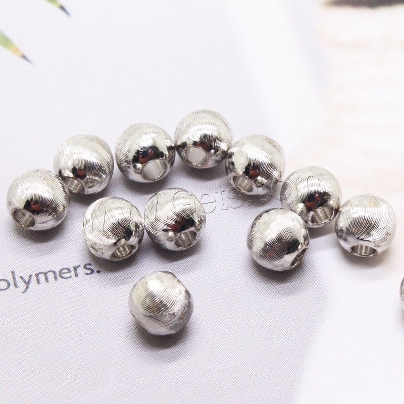 Brass Spacer Beads, plated, DIY & different size for choice, more colors for choice, Sold By PC