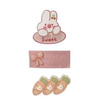 Children Hair Clip, Acrylic, with Zinc Alloy, Girl & three pieces 40-50mm 