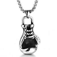 316L Stainless Steel Necklace, Boxing Glove, polished, fashion jewelry & for man, original color Approx 23.62 Inch 