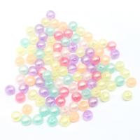 Resin Jewelry Beads, Round, DIY, mixed colors, 8mm, Approx 