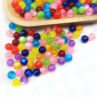 Perle acrylique, Rond, DIY, couleurs mélangées, 8mm, Environ Vendu par sac