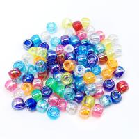 Perles acryliques plaquée, Acrylique, Seau, DIY & normes différentes pour le choix, couleurs mélangées, Environ Vendu par sac