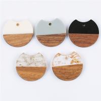 Original Wood Pendants, with Resin, epoxy gel, Unisex Approx 