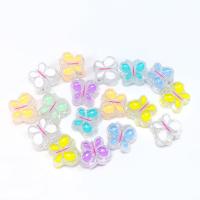 Schmelz Acryl Perlen, Schmetterling, DIY & Emaille, keine, 20x18x9mm, ca. 100PCs/Tasche, verkauft von Tasche