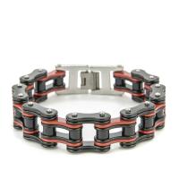 Titanium Steel Bracelet, Vacuum Ion Plating, fashion jewelry & for man 225mm 