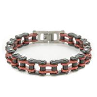 Titanium Steel Bracelet, Vacuum Ion Plating, fashion jewelry & for man 220mm 