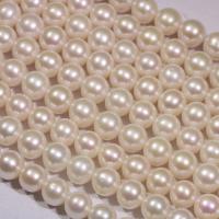Round Cultured Freshwater Pearl Beads, DIY, white, 10-11mm Approx 15.7 Inch 