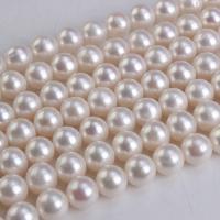 Round Cultured Freshwater Pearl Beads, DIY & for woman, white, 9-10mm Approx 15.7 Inch 