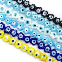 Perles de Murano Evil Eye, chalumeau, fleur, DIY, plus de couleurs à choisir Environ Vendu par sac