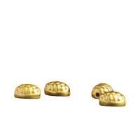 Bijoux de perles en alliage de Zinc , Placage de couleur d'or, DIY & mat, doré Vendu par PC