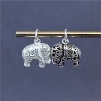 Sterling Silver Pendants, 925 Sterling Silver, Elephant, DIY 