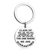 Stainless Steel Key Clasp, 201 Stainless Steel, polished, Unisex 30mm 