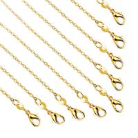 Zinc Alloy Necklace Chain, plated, DIY .72 Inch 