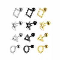 Stainless Steel Stud Earring, 316L Stainless Steel, hand polished, fashion jewelry & Unisex 1.2mm 