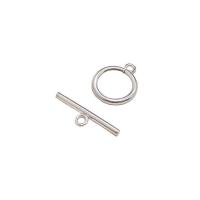 Stainless Steel Toggle Clasp, 304 Stainless Steel, Donut, Unisex & machine polishing original color 