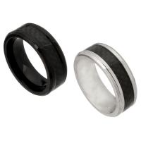 Anillos de Acero Inoxidable, acero inoxidable 316, Esférico, Galvanoplastia al vacío, Joyería & unisexo, más colores para la opción, 8mm, tamaño:9, Vendido por UD