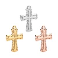 Stainless Steel Cross Pendants, 304 Stainless Steel, Vacuum Ion Plating, Unisex Approx 