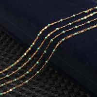 Brass Beading Chains, gold color plated, DIY 