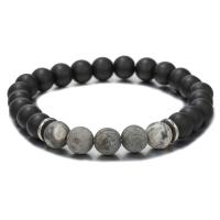 Gemstone Bracelets, Round, vintage & Unisex black .5-19.5 cm 