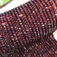 Natural Garnet Beads, Abacus, polished, DIY & faceted cm 