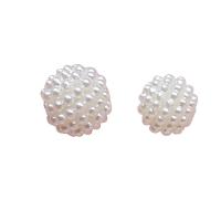 Harz Perlen Schmuck, rund, DIY & verschiedene Größen vorhanden, weiß, verkauft von PC