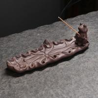 Buy Incense Holder and Burner in Bulk , Purple Clay, half handmade, for home and office & durable 