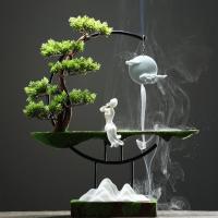 porcelaine Brûleur suspendu d’encens, fait à la main, pour la maison et le bureau & durable & styles différents pour le choix Vendu par PC