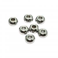 304 Stainless Steel Spacer Bead, Rondelle, polished original color 