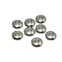 304 Stainless Steel Spacer Bead, Rondelle, polished original color 