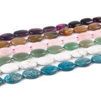 Mixed Gemstone Beads, Natural Stone, Oval, DIY  