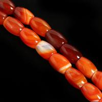 Natural Red Agate Beads, Drum, DIY, red Approx 38 cm 
