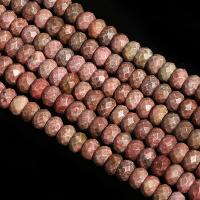 Rhodonit Perle, Abakus,Rechenbrett, DIY & facettierte, Rosa, 5.5x8.5mm, Länge:ca. 38 cm, verkauft von Strang