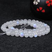 Natural Moonstone Beads, Blue Moonstone, Round, DIY white 