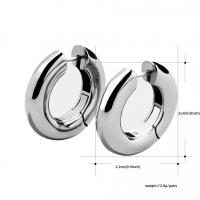 Zinc Alloy Hoop Earring, plated & for woman 