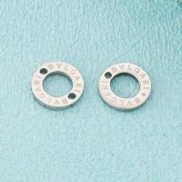 Stainless Steel Charm Connector, 304 Stainless Steel, DIY original color, 10mm 