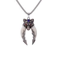 Zinc Alloy Necklace, 304 Stainless Steel, with Zinc Alloy, Vacuum Ion Plating, Unisex 700mm 