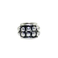 Zinc Alloy Spacer Beads, Rondelle, platinum color plated, DIY & blacken Approx 3mm 