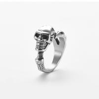 Titanium Steel Finger Ring, fashion jewelry & for man, original color, 15mm 