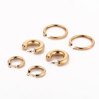 Zinc Alloy Hoop Earring, plated, three pieces & fashion jewelry & for woman, golden 