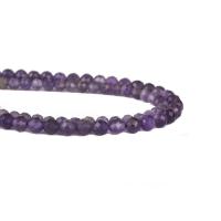 Natürliche Amethyst Perlen, rund, DIY & verschiedene Größen vorhanden & facettierte, violett, verkauft von Strang