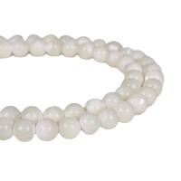 Turbanschnecken Perlen, rund, DIY & verschiedene Größen vorhanden, weiß, verkauft von Strang