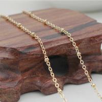 Brass Ball Chain, gold color plated, DIY, golden, 1.2mm 