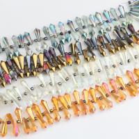 Perlas de cristal de moda, Gota, pulido, Bricolaje, más colores para la opción, 8x21mm, Vendido por UD