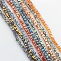 Quadrat Kristall Perlen, poliert, DIY & facettierte, mehrere Farben vorhanden, 8mm, verkauft von PC